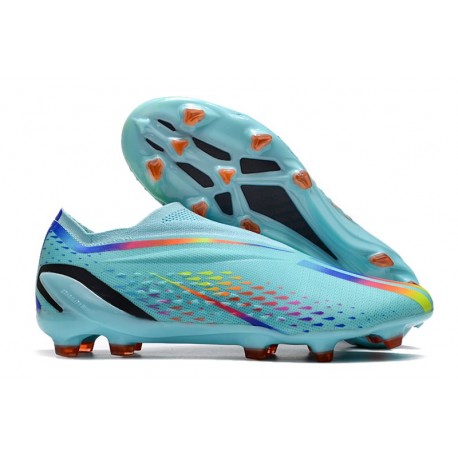 adidas X Speedportal+ FG Boots Clear AquaSolar Red Power Blue