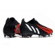 adidas Predator Edge.1 FG Low Cleat Black Red White