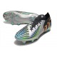 adidas Predator Edge.1 FG Low Cleat Silver Metallic Core Black Solar Yellow