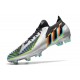 adidas Predator Edge.1 FG Low Cleat Silver Metallic Core Black Solar Yellow