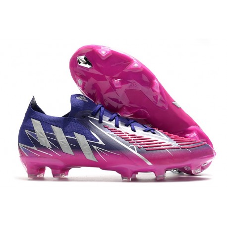 adidas Predator Edge.1 FG Low Team Collegiate Purple Silver Metallic Team Shock Pink 2
