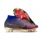 Nike Zoom Mercurial Superfly IX Elite FG Boots Pink Purple Blue