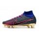 Nike Zoom Mercurial Superfly IX Elite FG Boots Pink Purple Blue