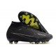 Nike Zoom Mercurial Superfly IX Elite AG Black Dk Smoke Grey Volt