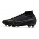 Nike Zoom Mercurial Superfly IX Elite AG Black Dk Smoke Grey Volt