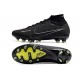 Nike Zoom Mercurial Superfly IX Elite AG Black Dk Smoke Grey Volt