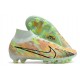 Nike Zoom Mercurial Superfly IX Elite AG Green Dark Blue Orange