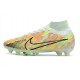 Nike Zoom Mercurial Superfly IX Elite AG Green Dark Blue Orange