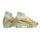 Nike Zoom Mercurial Superfly IX Elite AG Green Dark Blue Orange
