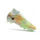 Nike Zoom Mercurial Superfly IX Elite AG Green Dark Blue Orange