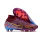 Nike Zoom Mercurial Superfly IX Elite AG KM Dark Beetroot Mtlc Vivid Gold