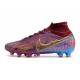 Nike Zoom Mercurial Superfly IX Elite AG KM Dark Beetroot Mtlc Vivid Gold
