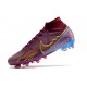 Nike Zoom Mercurial Superfly IX Elite AG KM Dark Beetroot Mtlc Vivid Gold