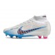 Nike Zoom Mercurial Superfly IX Elite AG White Blue