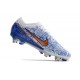 Nike Air Zoom Mercurial Vapor XV Elite SG White Blue Gold