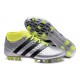 News adidas Ace 16.1 FG Men's Football Shoes Silver Black