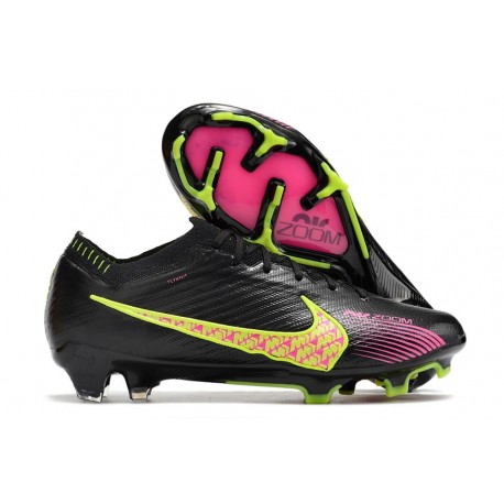 Nike Air Zoom Mercurial Vapor 15 Elite FG Black Yellow