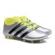 News adidas Ace 16.1 FG Men's Football Shoes Silver Black
