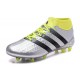 News adidas Ace 16.1 FG Men's Football Shoes Silver Black