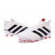New 2016 Men's adidas ACE 16+ Purecontrol FG Soccer Cleats White Black