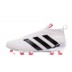 New 2016 Men's adidas ACE 16+ Purecontrol FG Soccer Cleats White Black