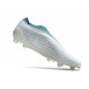 Adidas Copa Pure+ FG Cleats White GreyTwo Preloved Blue