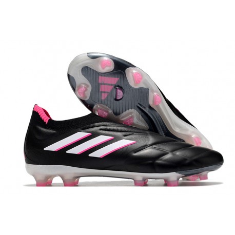 Adidas Copa Pure+ FG Cleats Core Black Zero Met Team Shock Pink