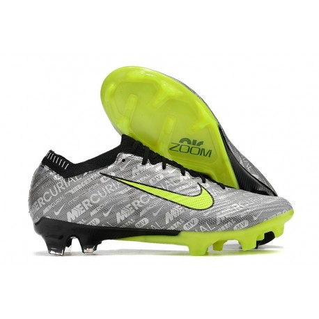 Nike Air Zoom Mercurial Vapor 15 Elite XXV FG Metallic Silver Volt Black