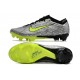 Nike Air Zoom Mercurial Vapor 15 Elite XXV FG Metallic Silver Volt Black