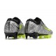 Nike Air Zoom Mercurial Vapor 15 Elite XXV FG Metallic Silver Volt Black