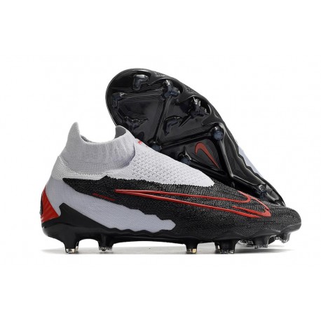 Nike Gripknit Phantom GX Elite Dynamic Fit FG Black Gray Red