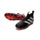 New 2016 Men's adidas ACE 16+ Purecontrol FG Soccer Cleats Black White Red