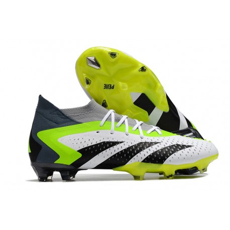 adidas Predator Accuracy.1 FG Shoes White Core Black Lucid Lemon