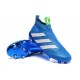New 2016 Men's adidas ACE 16+ Purecontrol FG Soccer Cleats Blue White
