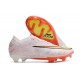 Nike Air Zoom Mercurial Vapor 15 Elite FG White Yellow Orange