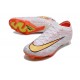 Nike Air Zoom Mercurial Vapor 15 Elite FG White Yellow Orange