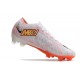 Nike Air Zoom Mercurial Vapor 15 Elite FG White Yellow Orange