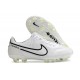 New Nike Tiempo Legend IX Elite FG White Black