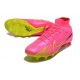 Nike Zoom Mercurial Superfly IX Elite AG Pink Yellow