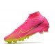 Nike Zoom Mercurial Superfly IX Elite AG Pink Yellow