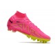 Nike Zoom Mercurial Superfly IX Elite AG Pink Yellow