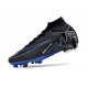 Nike Zoom Mercurial Superfly IX Elite AG Black Chrome Hyper Royal