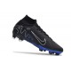 Nike Zoom Mercurial Superfly IX Elite AG Black Chrome Hyper Royal