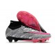 Nike Zoom Mercurial Superfly IX Elite AG Metallic Silver Hyper Pink Black