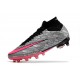 Nike Zoom Mercurial Superfly IX Elite AG Metallic Silver Hyper Pink Black