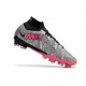 Nike Zoom Mercurial Superfly IX Elite AG Metallic Silver Hyper Pink Black