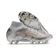 Nike Zoom Mercurial Superfly IX Elite AG Metallic Silver Hyper Pink Black