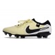 Nike Tiempo Legend 10 Elite FG Shoes Beige Black