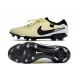 Nike Tiempo Legend 10 Elite FG Shoes Beige Black