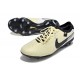 Nike Tiempo Legend 10 Elite FG Shoes Beige Black